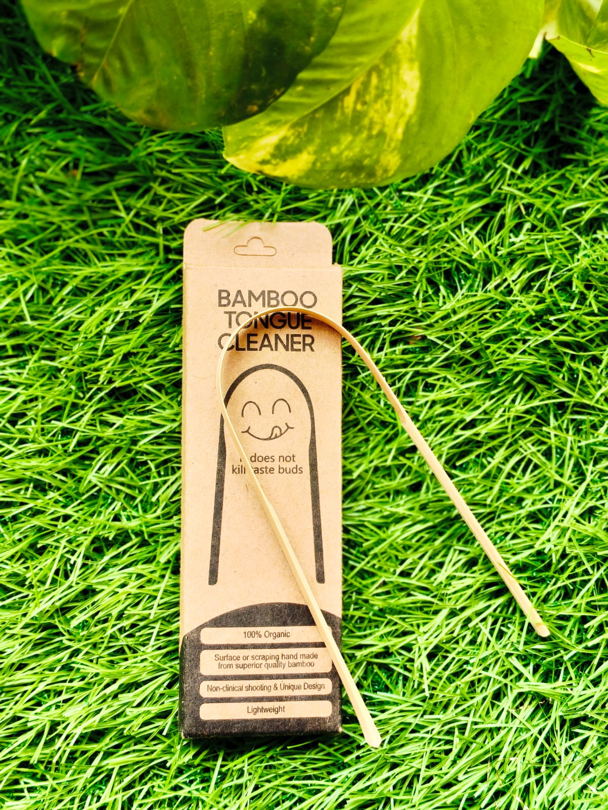 Veru Bamboo Tongue Cleaner - Set of 1