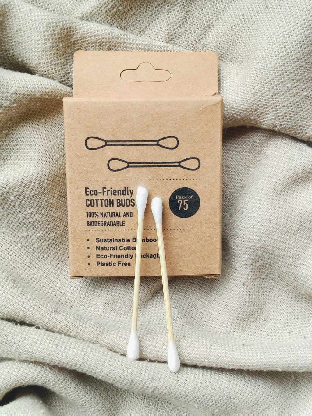 Veru Bamboo Ear Buds - Set of 1