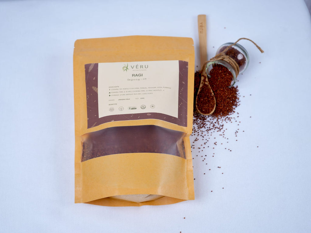 🌾 RAS Millets – Premium Ragi (Finger Millet)
