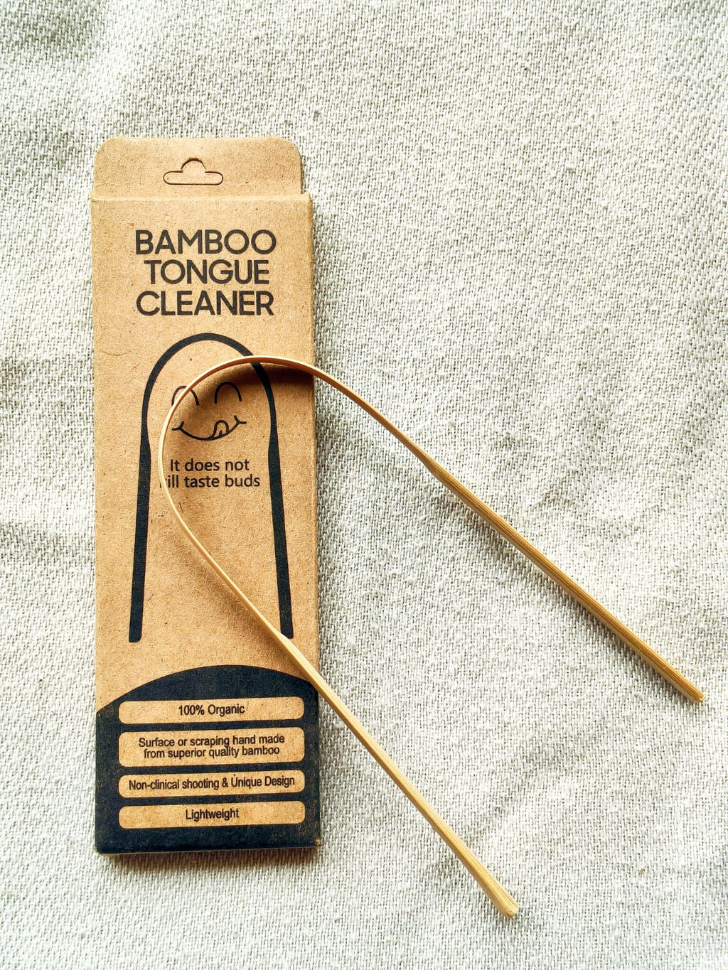 Veru Bamboo Tongue Cleaner - Set of 1