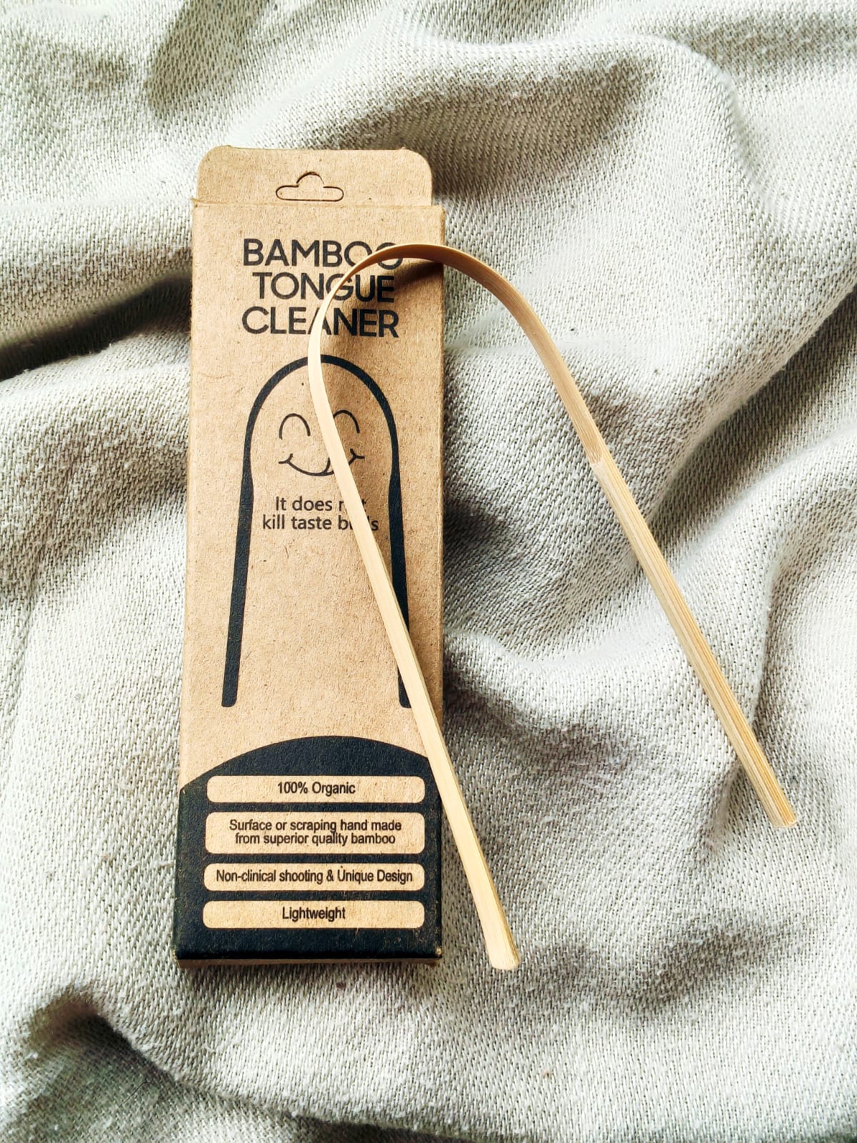 Veru Bamboo Tongue Cleaner - Set of 1