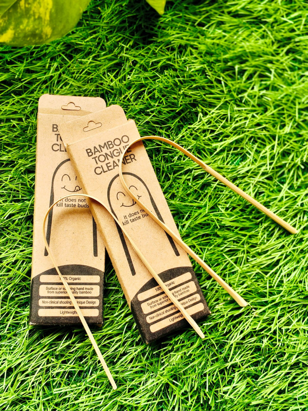 Veru Bamboo Tongue Cleaner - Set of 2