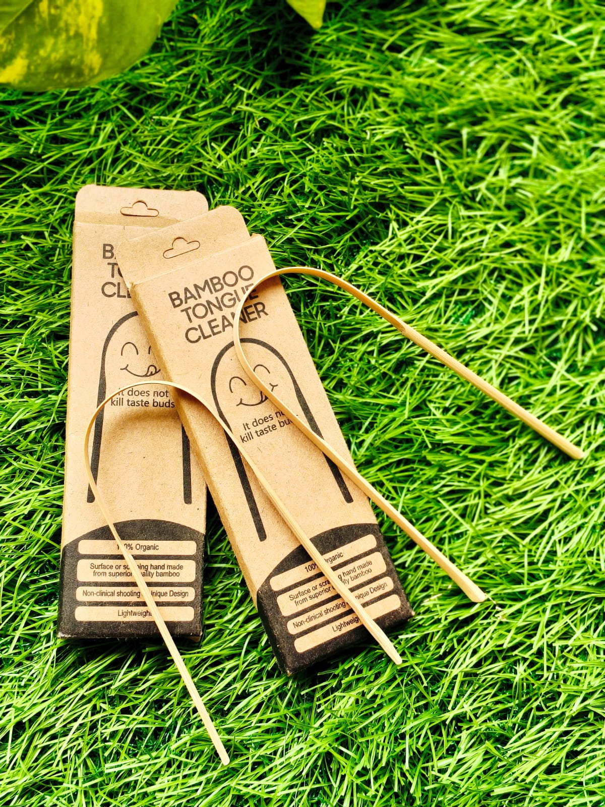 Veru Bamboo Tongue Cleaner - Set of 2